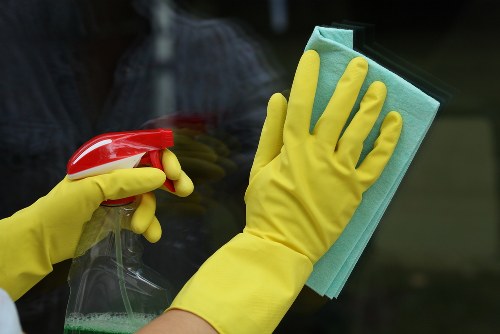 Professional hard floor cleaning service in a Barnes home entrance