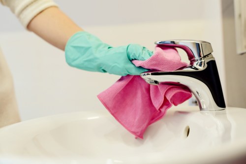 House cleaning service in Barnes with attention to floors, surfaces, and living spaces