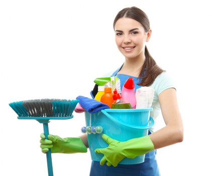 Local upholstery cleaner treating a fabric sofa in Barnes