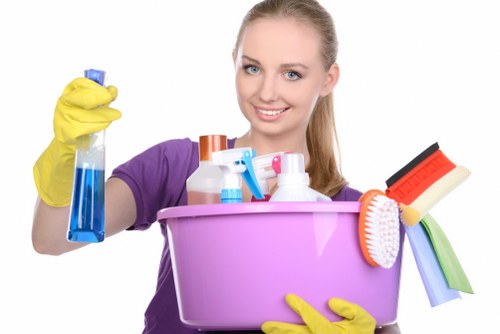 Final property clean ready for new tenants in Barnes