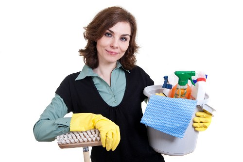 Office floor and desk cleaning for a Barnes company